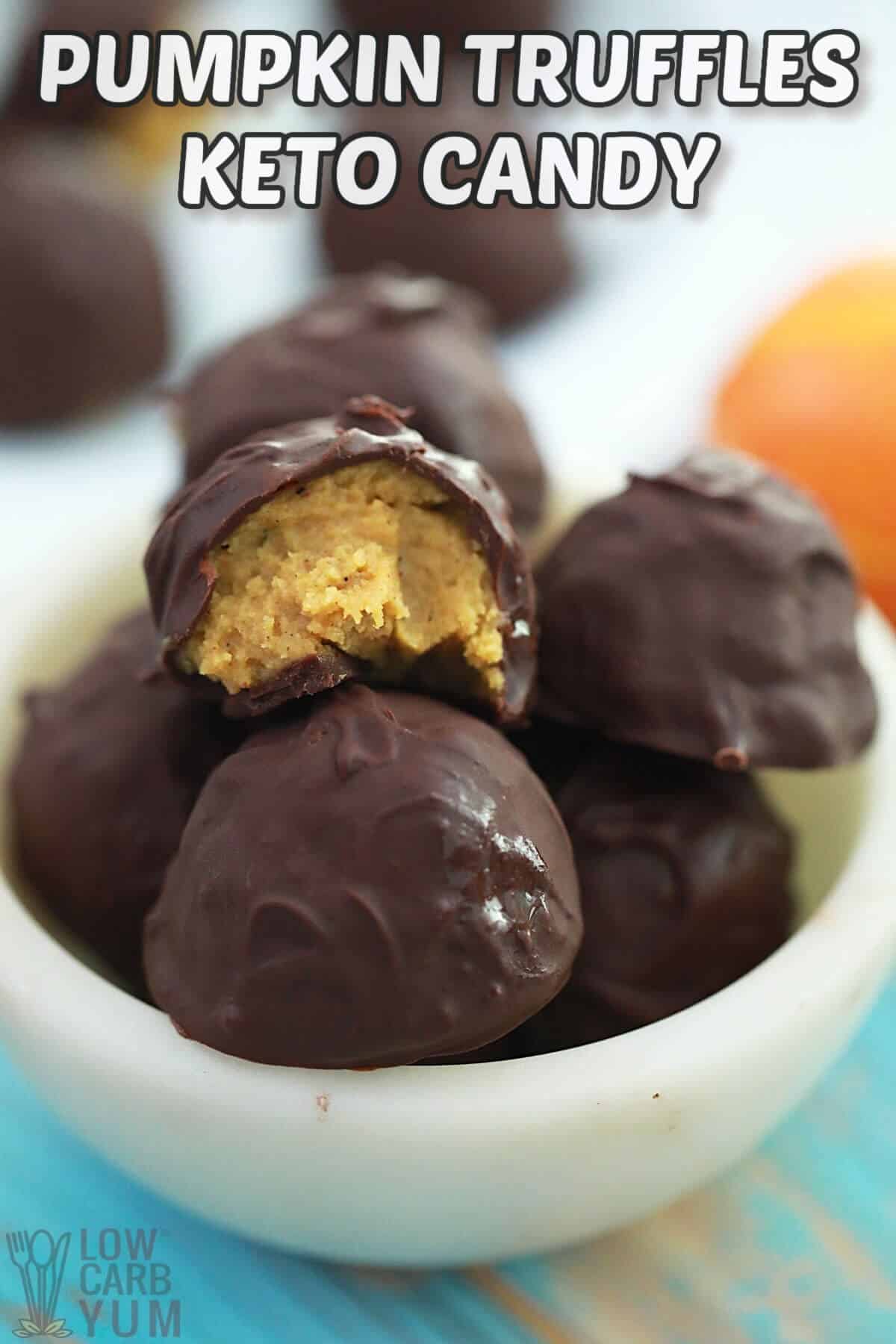 pumpkin truffles candy cover image