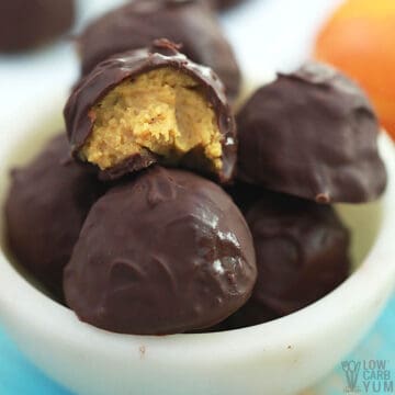 pumpkin truffles candy featured image