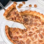 sugar free keto pecan pie featured image