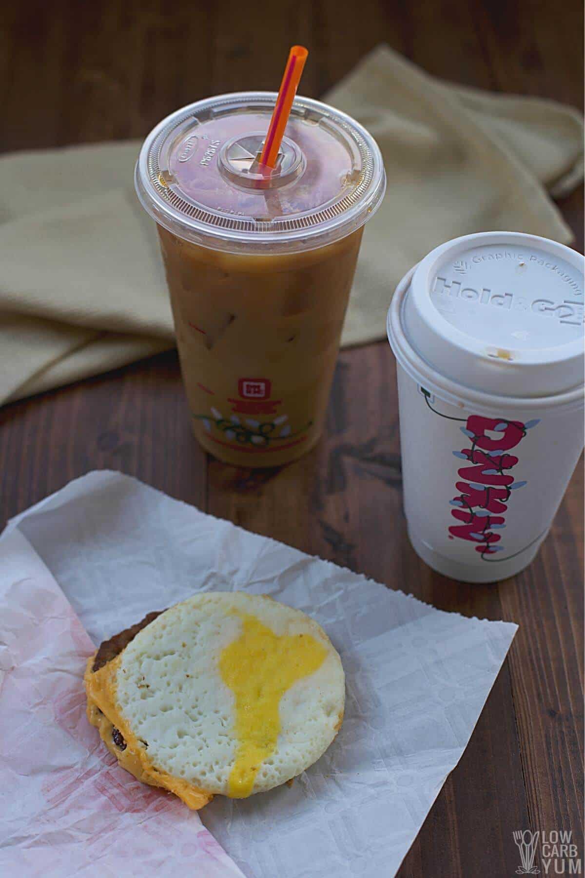 keto dunkin donuts breakfast