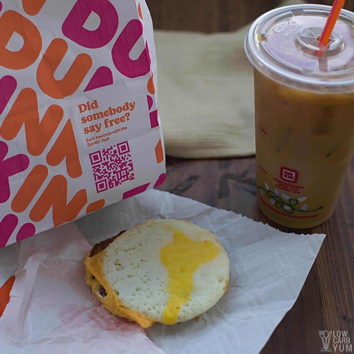 keto meal from dunkin donuts