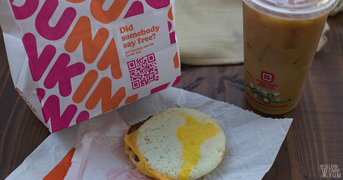 Best Low Carb Options at Dunkin Donuts 2024 AtOnce