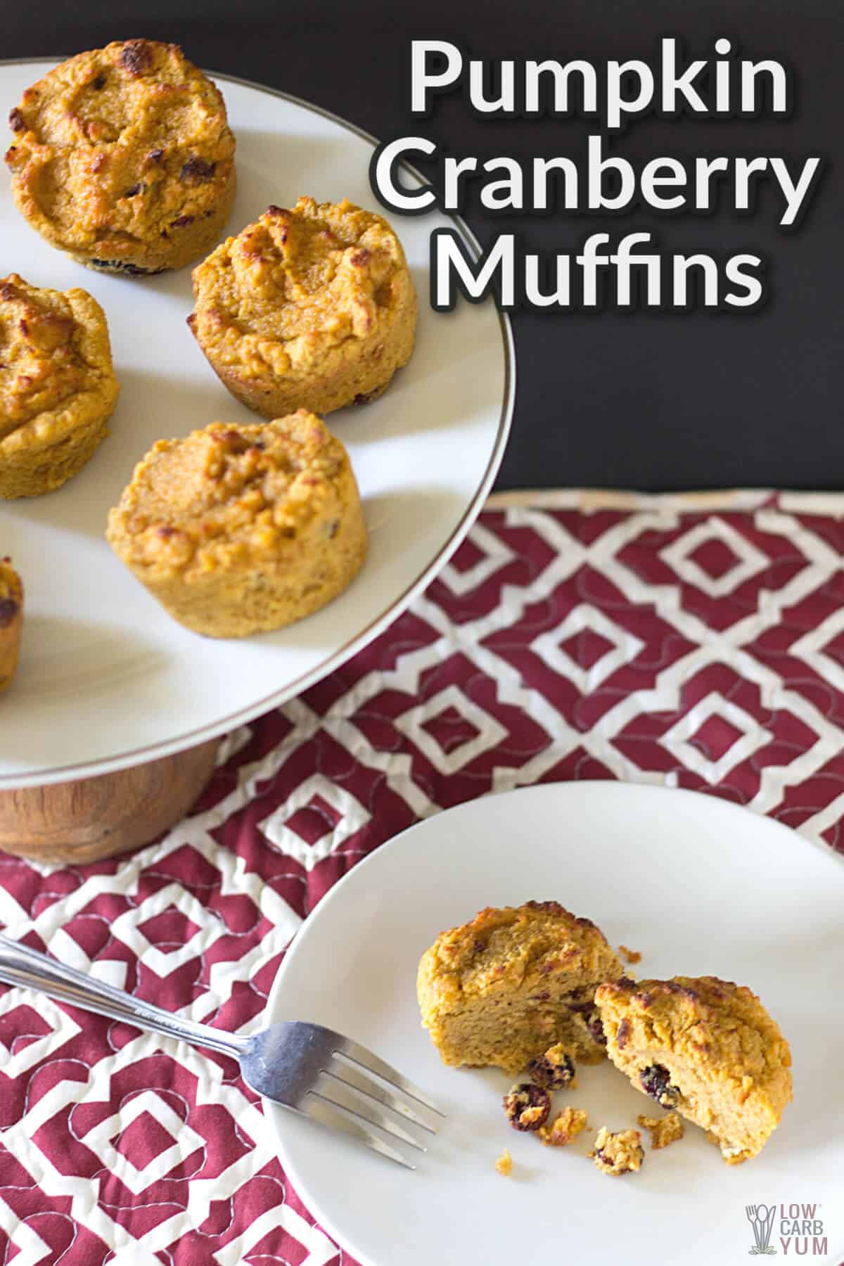 pumpkin cranberry muffins cover image