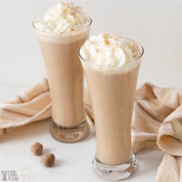 sugar free eggnog latte featured image