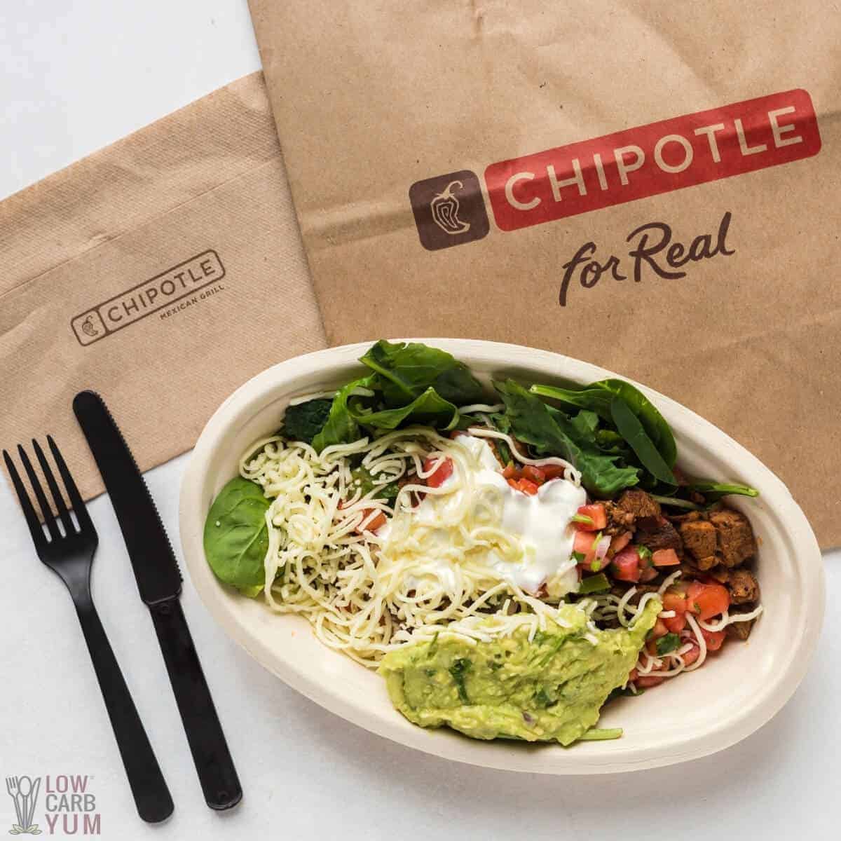 chipotle keto bowl featured image