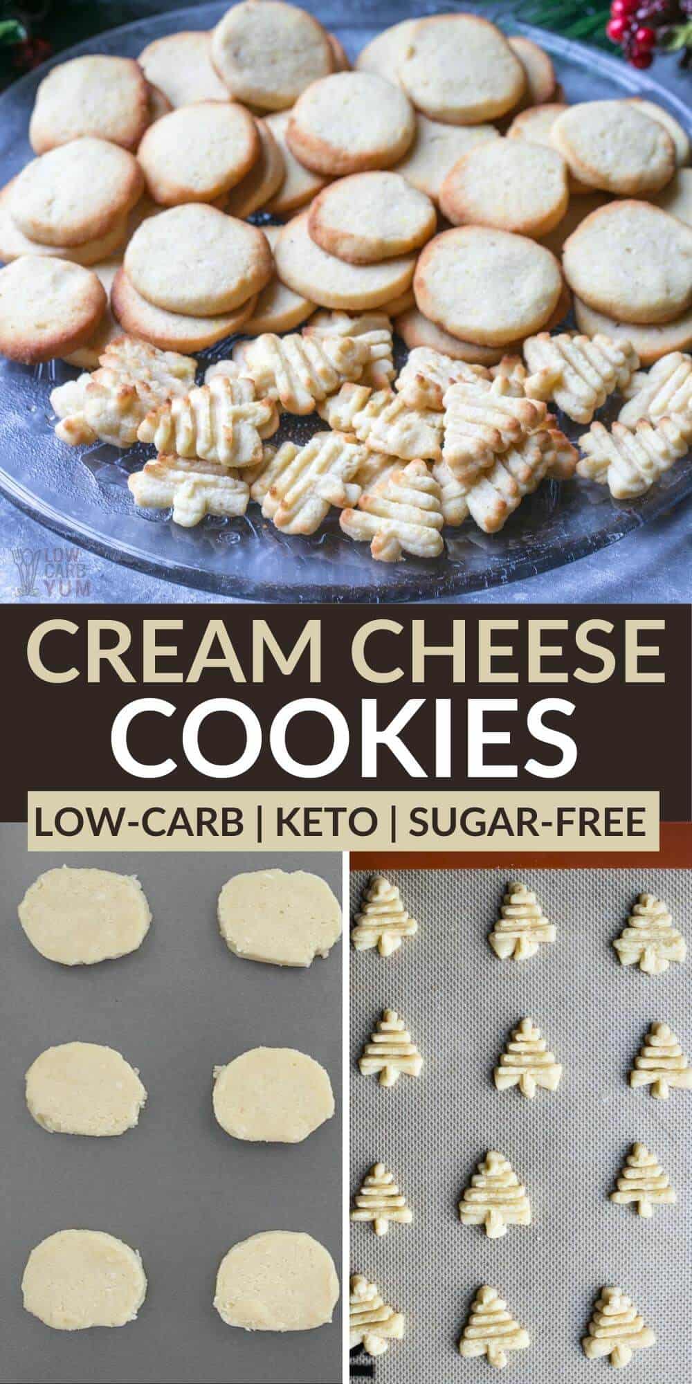 cream cheese cookies pinterest image