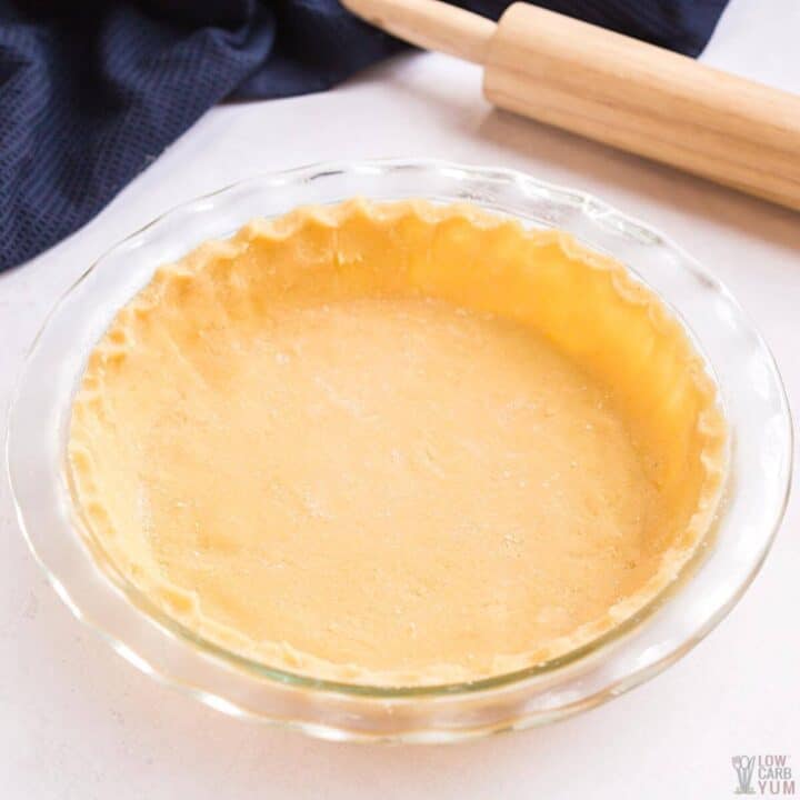 Flaky Keto Pie Crust (5-Ingredients) - Low Carb Yum