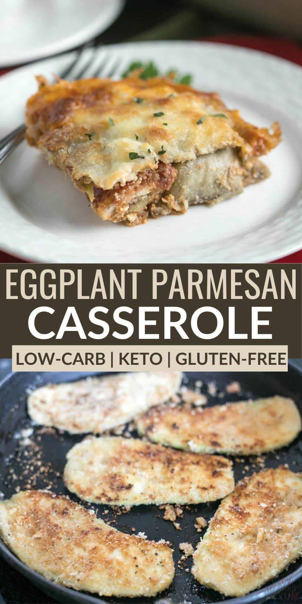 eggplant parmesan casserole pinterest image