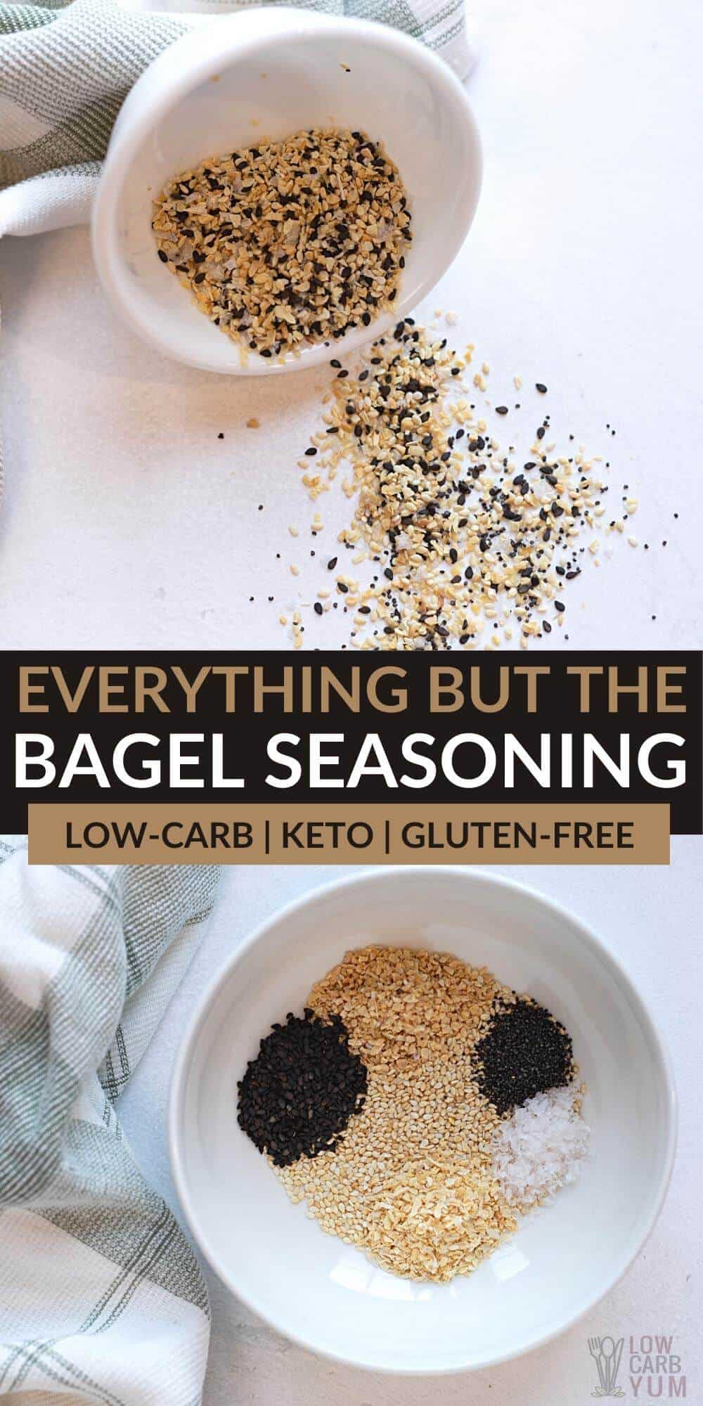 everything but the bagel seasoning pinterest image
