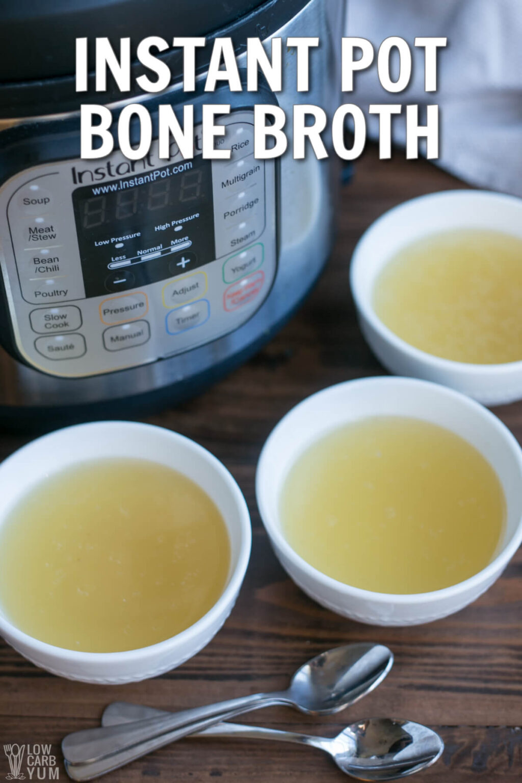 Instant Pot Bone Broth Low Carb Yum