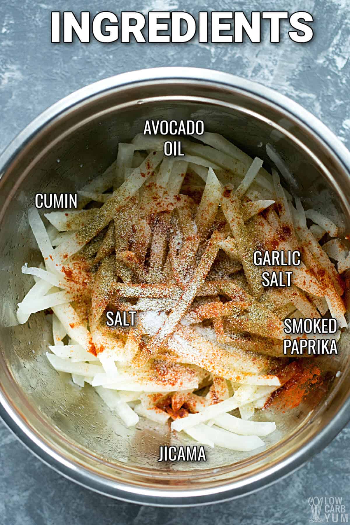 ingredients for keto fry recipe