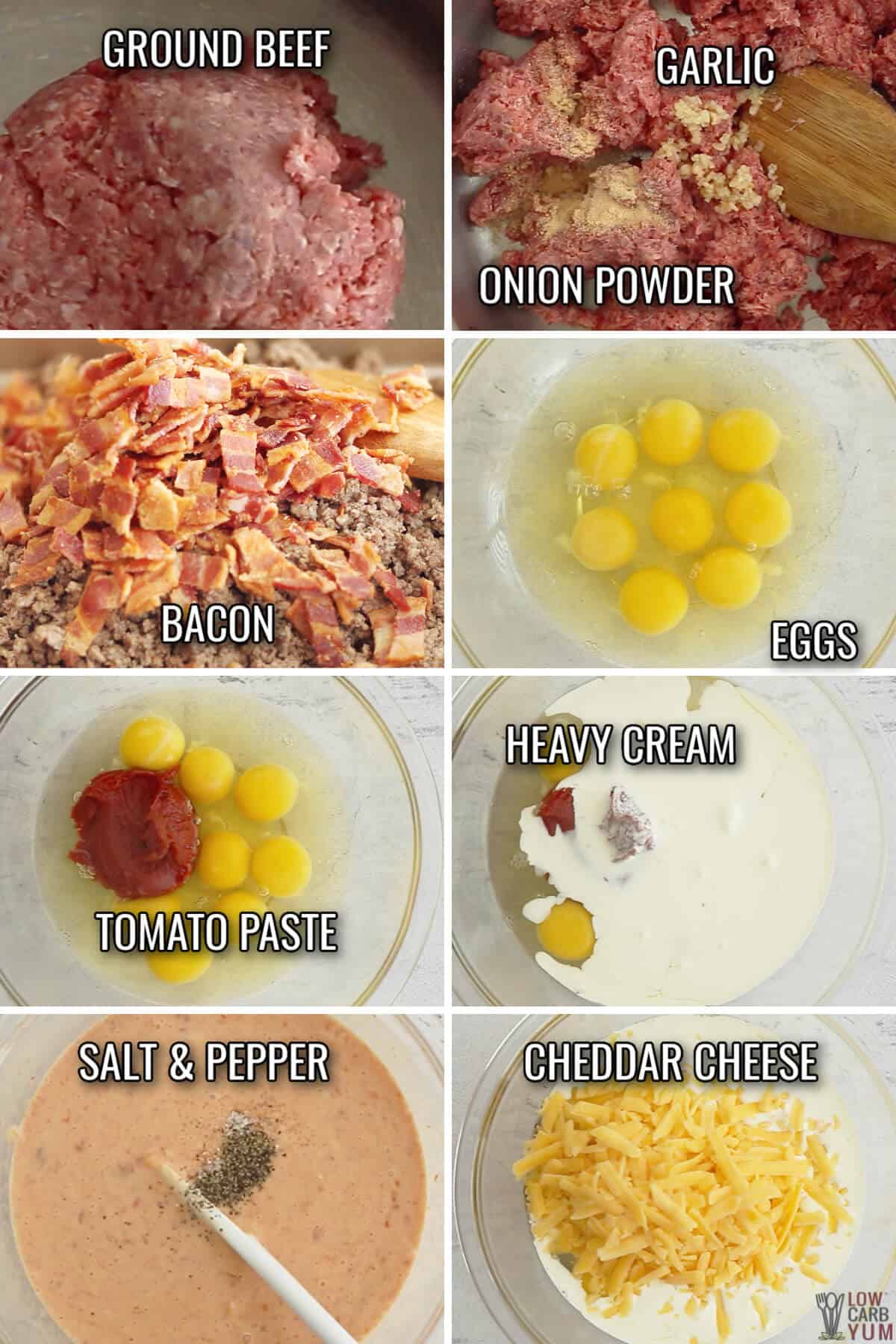 cheeseburger casserole recipe ingredients