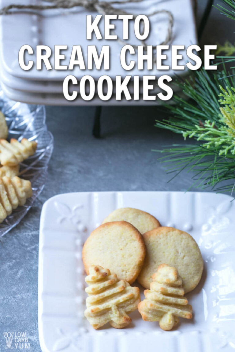Easy Keto Cream Cheese Cookies Low Carb Yum