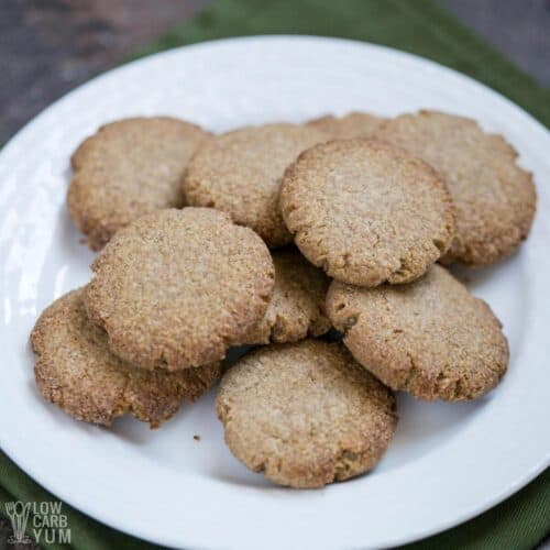 GlutenFree Ginger Snaps Cookies (Keto, SugarFree) Low Carb Yum