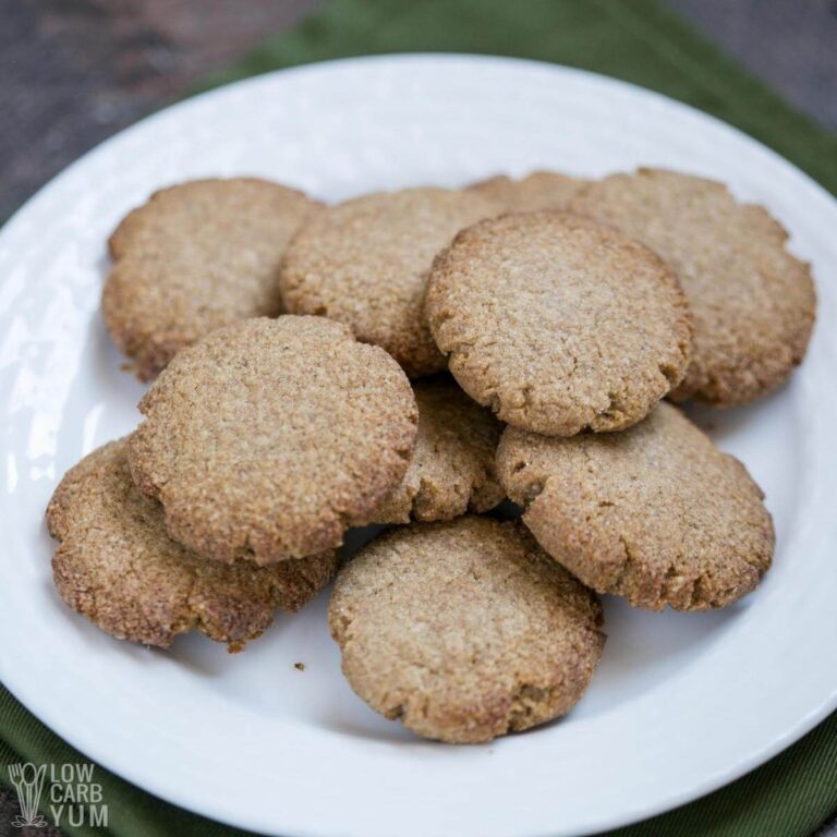 GlutenFree Ginger Snaps Cookies (Keto, SugarFree) Low Carb Yum