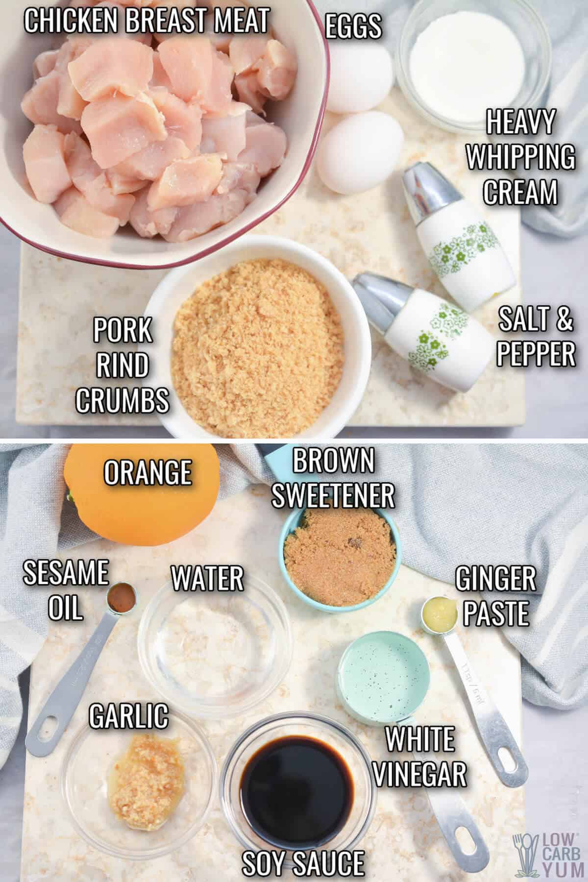keto orange chicken recipe ingredients
