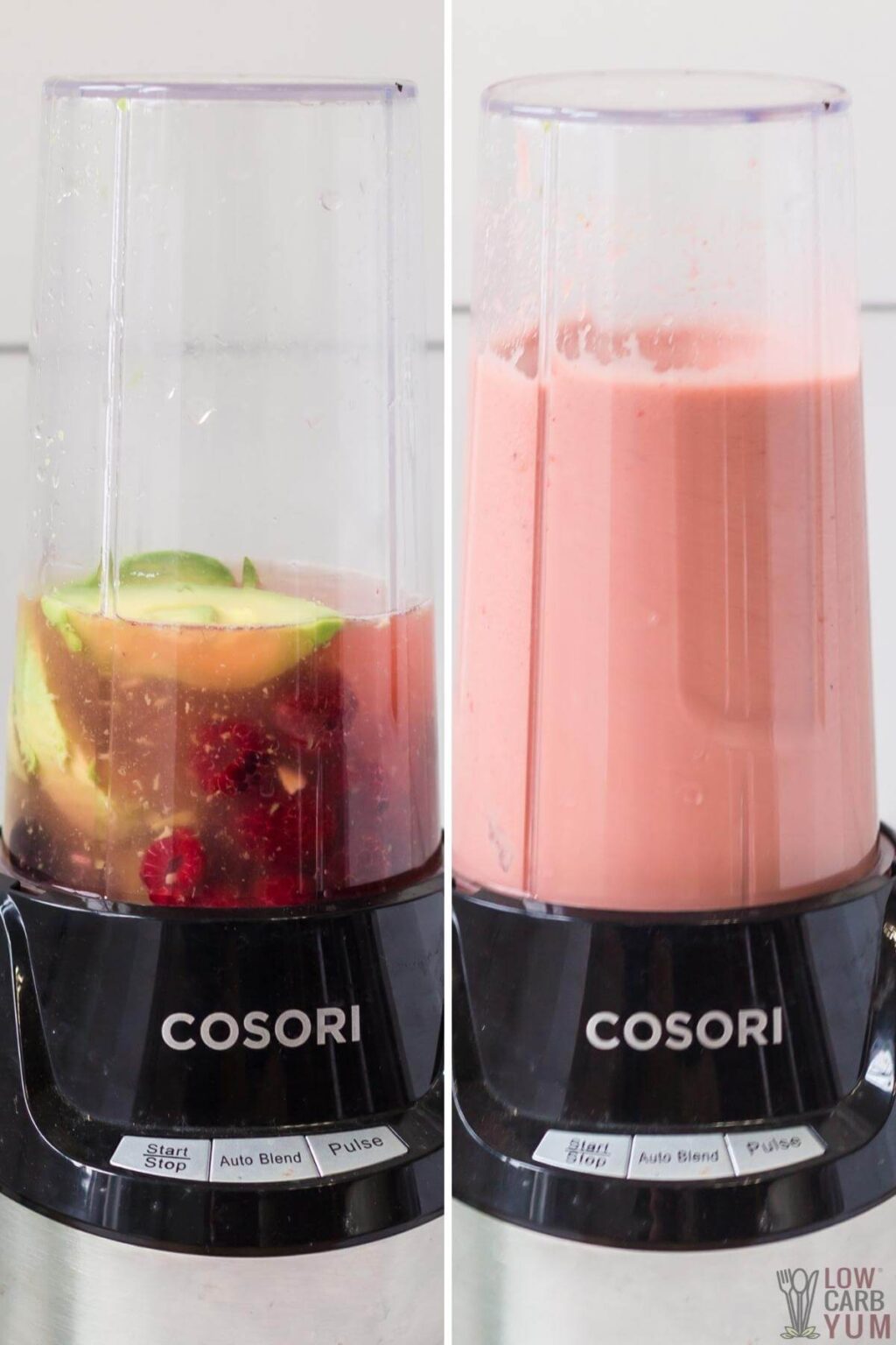 Keto Raspberry Avocado Smoothie Recipe Low Carb Yum