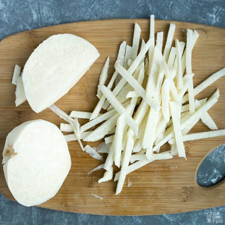 Crispy Keto Baked Jicama Fries (Air Fryer or Oven) Low Carb Yum