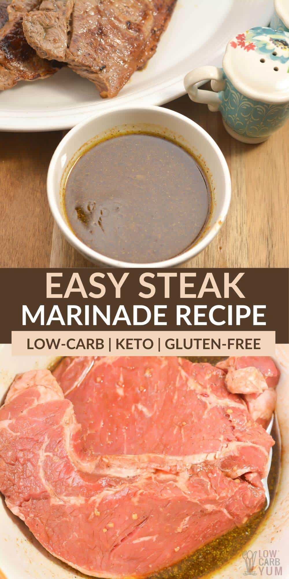 steak marinade recipe pinterest image