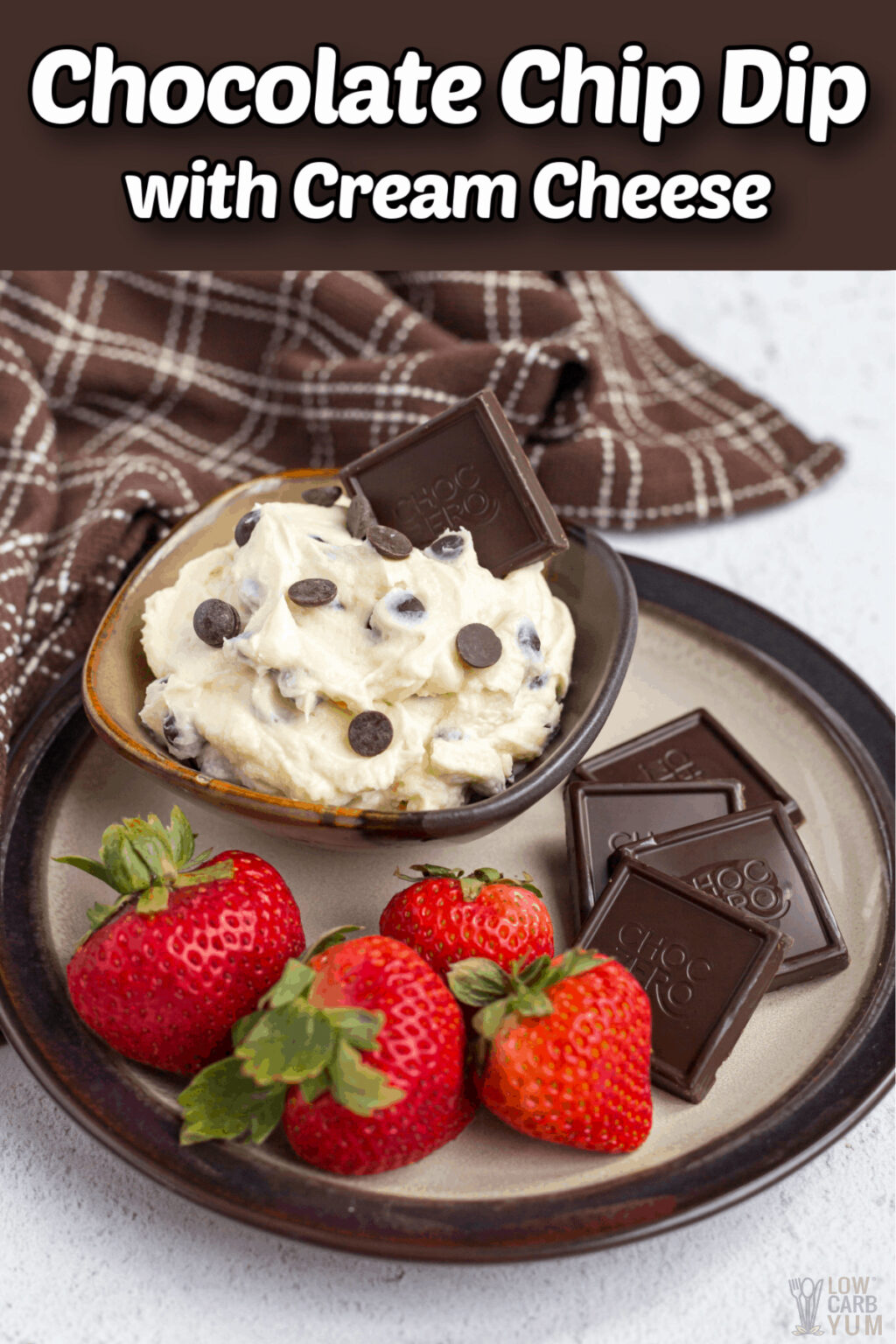 Cream Cheese Chocolate Chip Dip Recipe Low Carb Yum