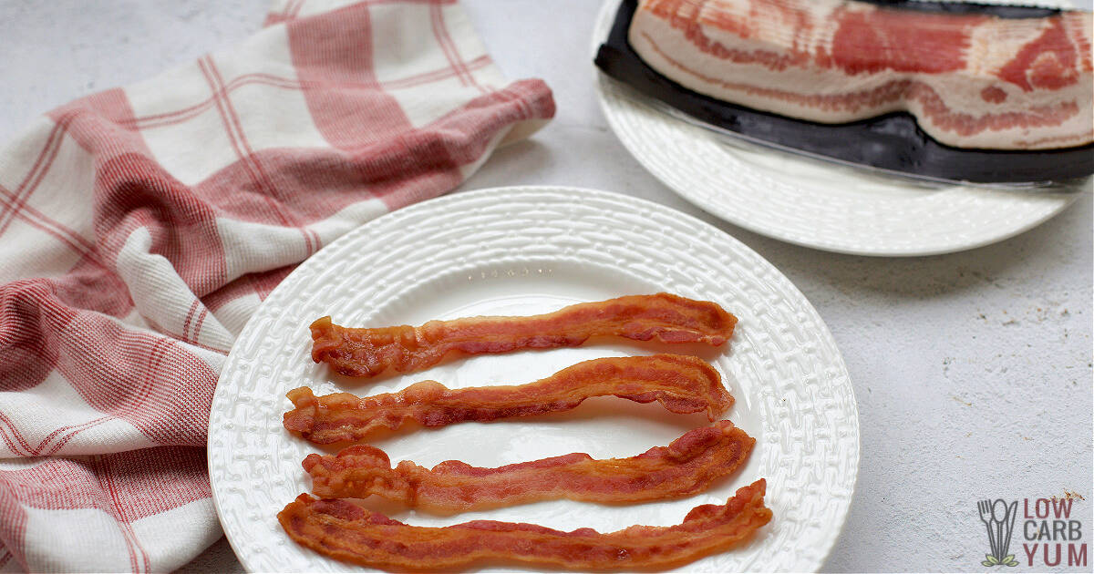 How To Perfectly Cook Bacon In The Microwave - Low Carb Yum