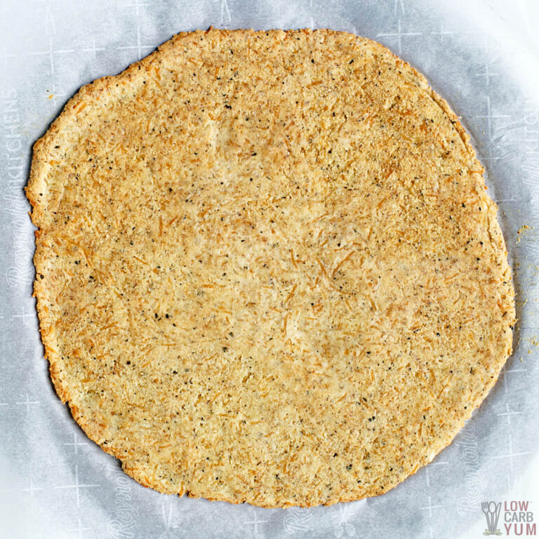 The Best Keto Almond Flour Pizza Crust - Low Carb Yum
