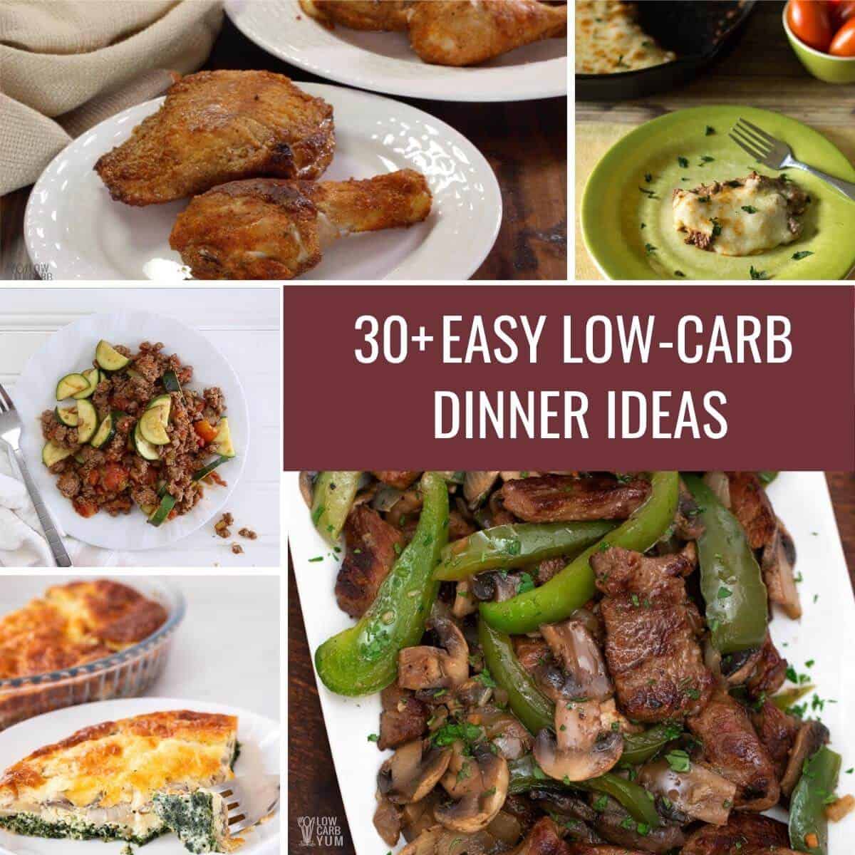 easy low carb dinners