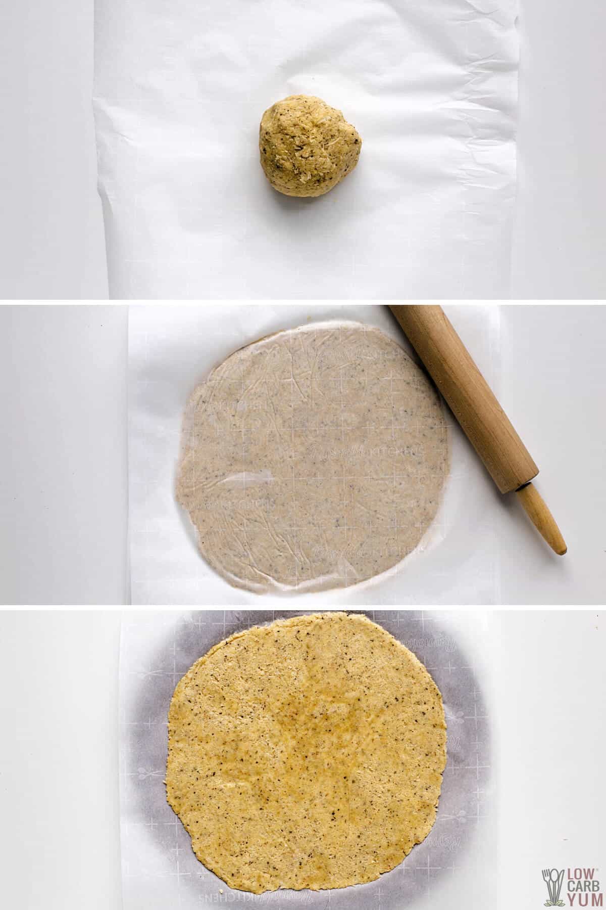 forming the pizza crust