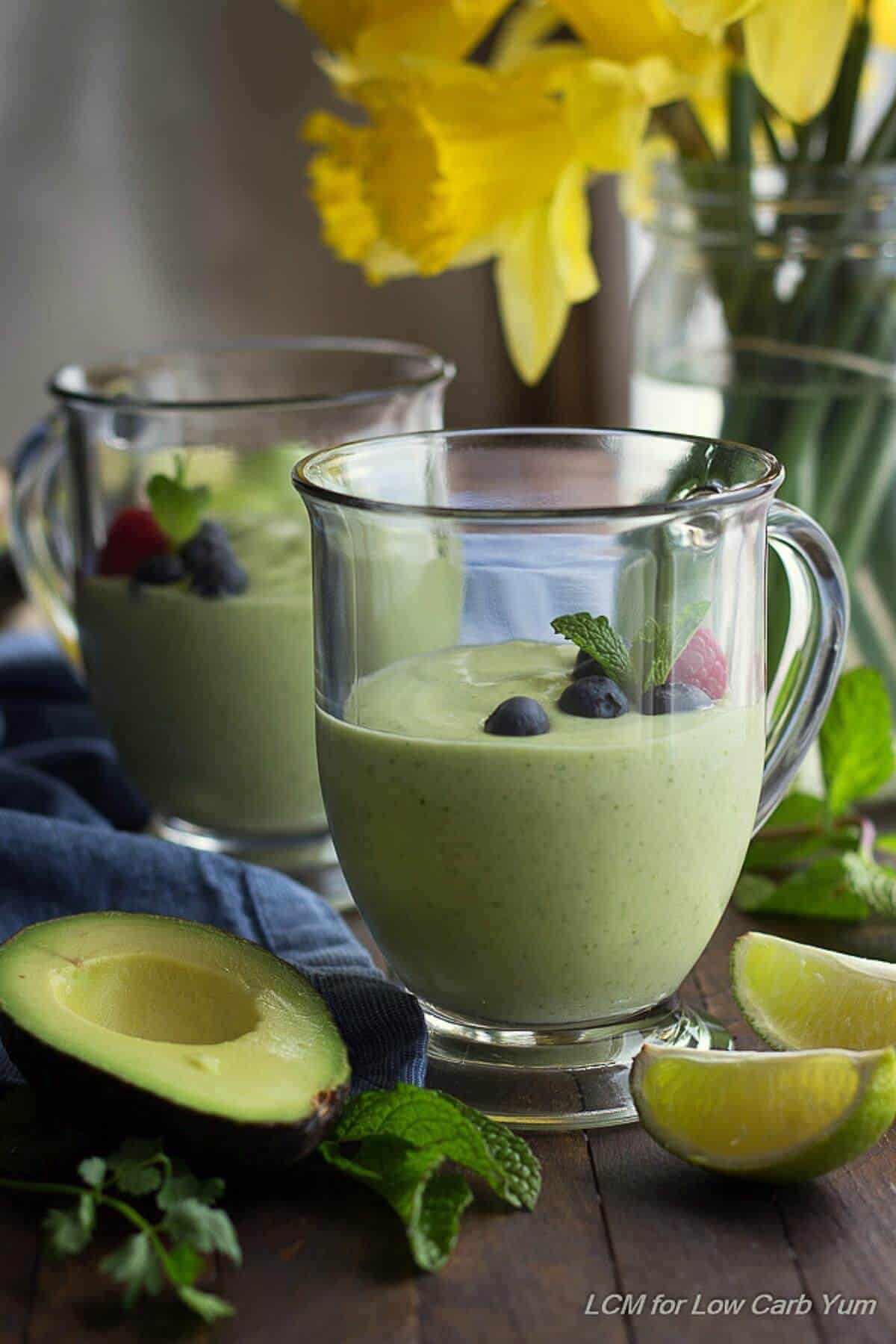 green keto smoothie