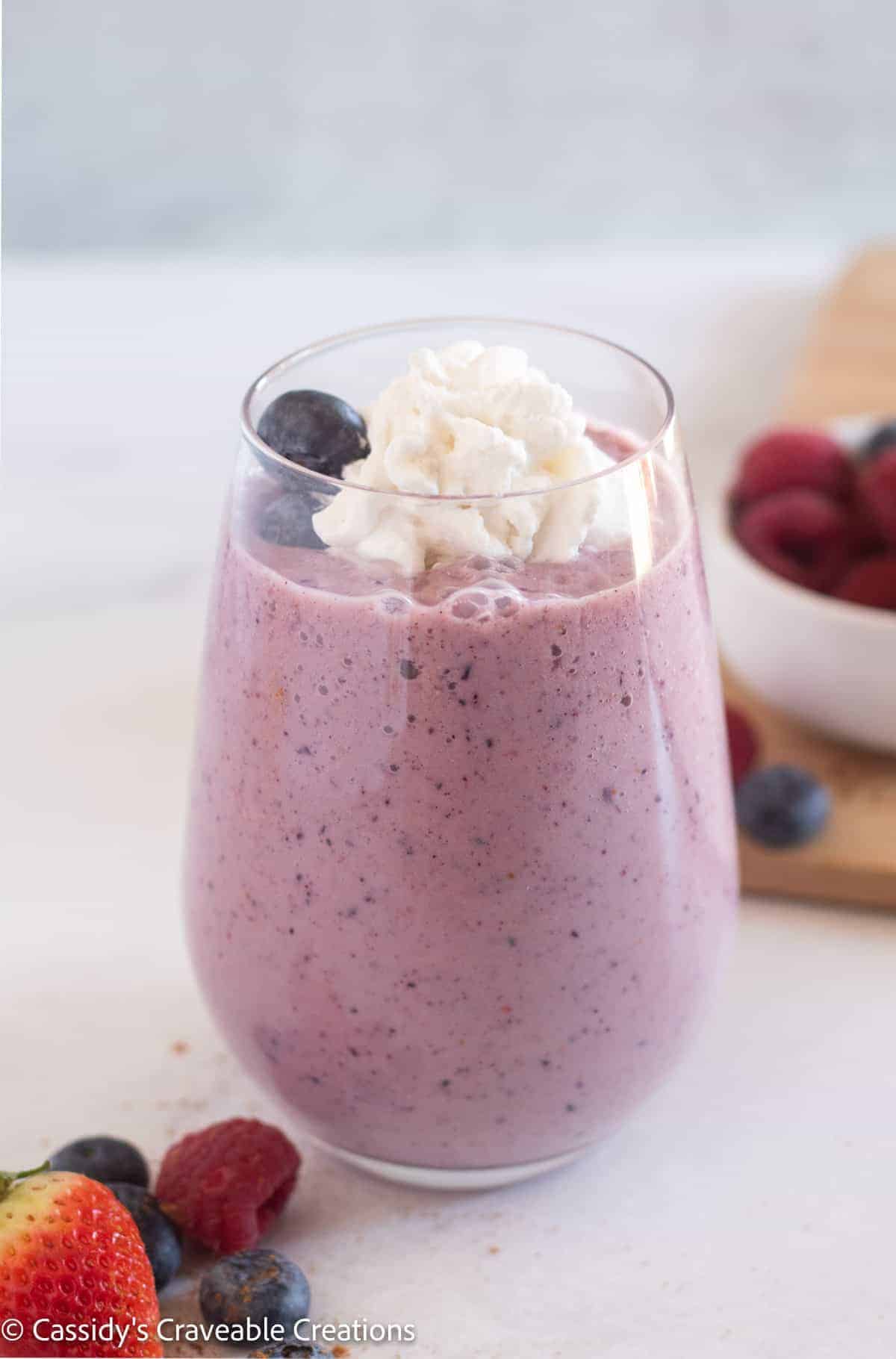 keto berry smoothie