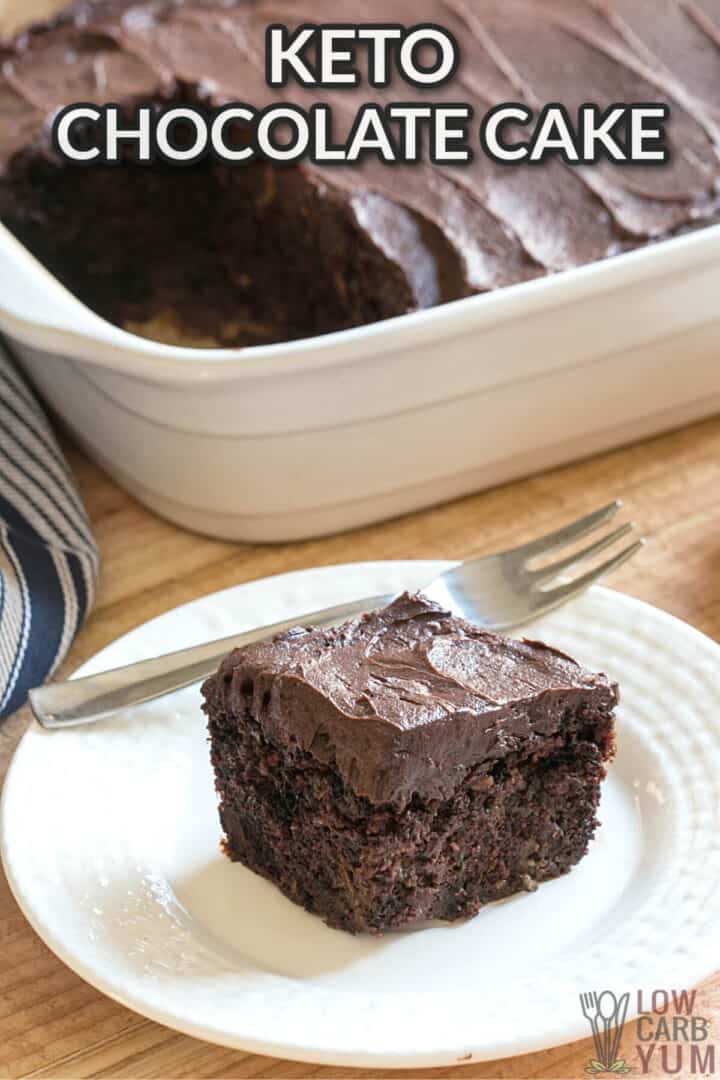 Best Keto Chocolate Cake Recipe - Low Carb Yum