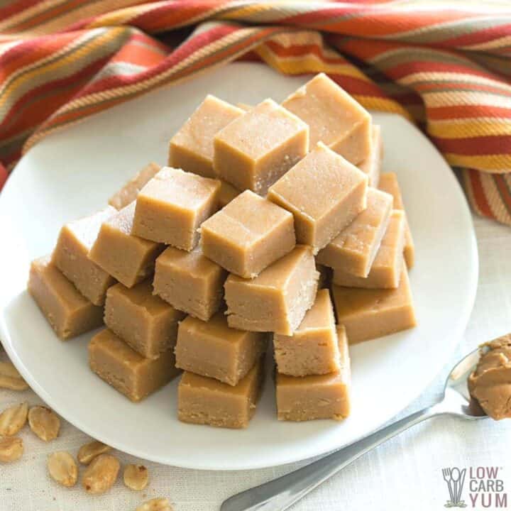 Keto Peanut Butter Fudge Recipe With Cream Cheese Low Carb Yum