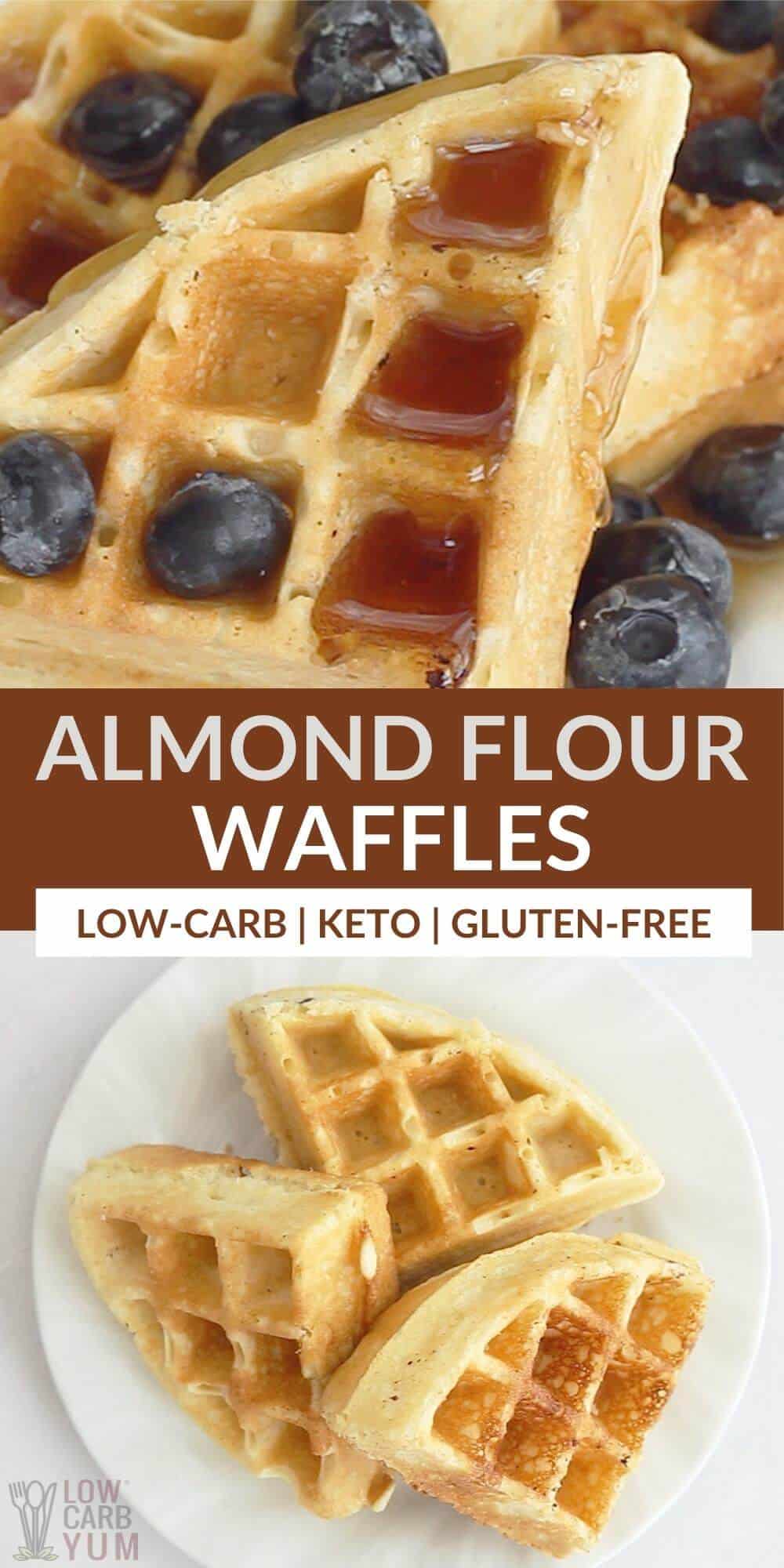 Keto Almond Flour Waffles (Low Carb, Gluten Free) - Low Carb Yum
