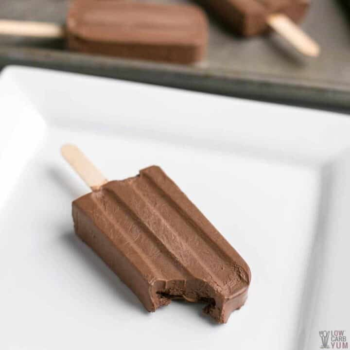 Sugar Free Fudge Pops Recipe - Low Carb Yum