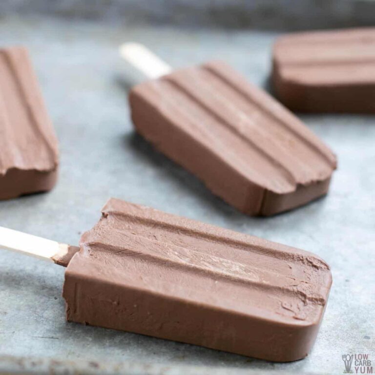 Sugar Free Fudge Pops Recipe - Low Carb Yum