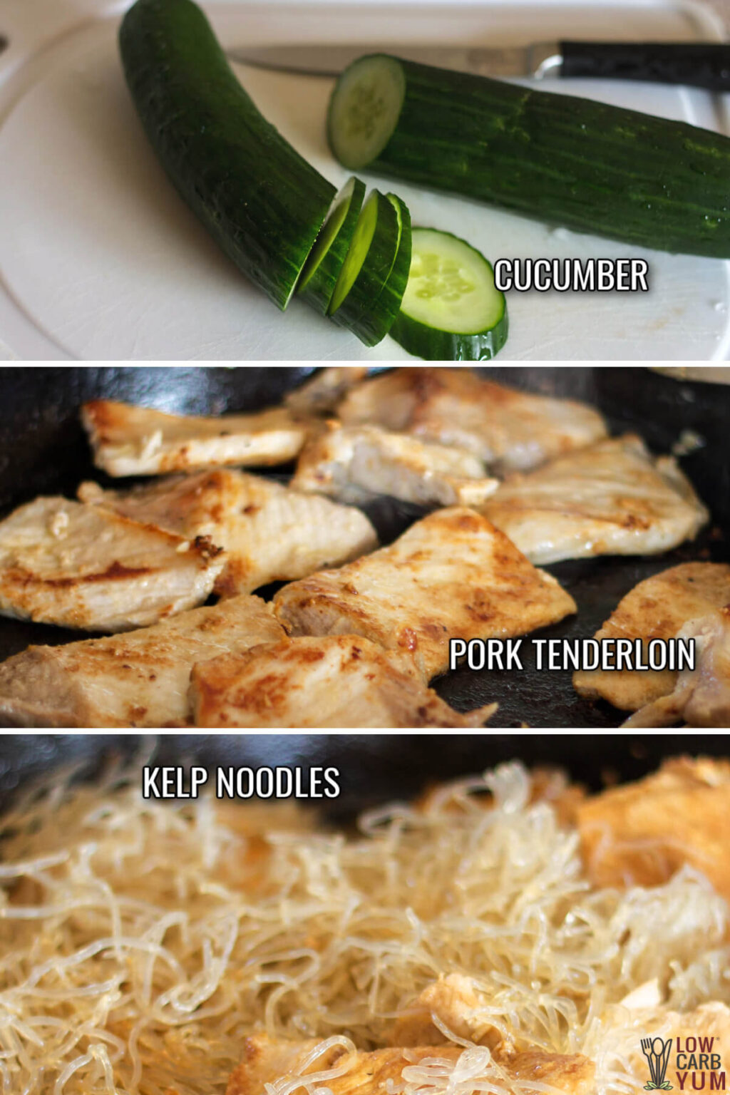 Kelp Noodle Recipe With Spicy Pork Low Carb Yum