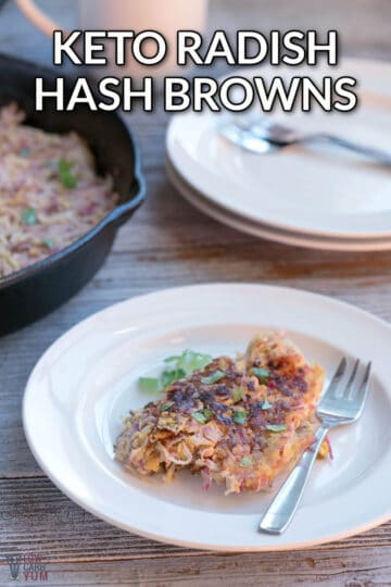 Radish Keto Hash Browns - Low Carb Yum