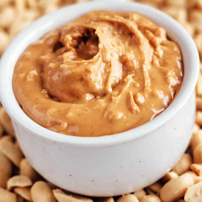 crunchy peanut butter in cup
