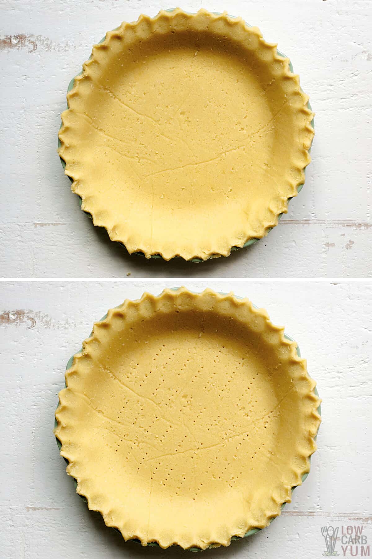 prepared crust in pie pan