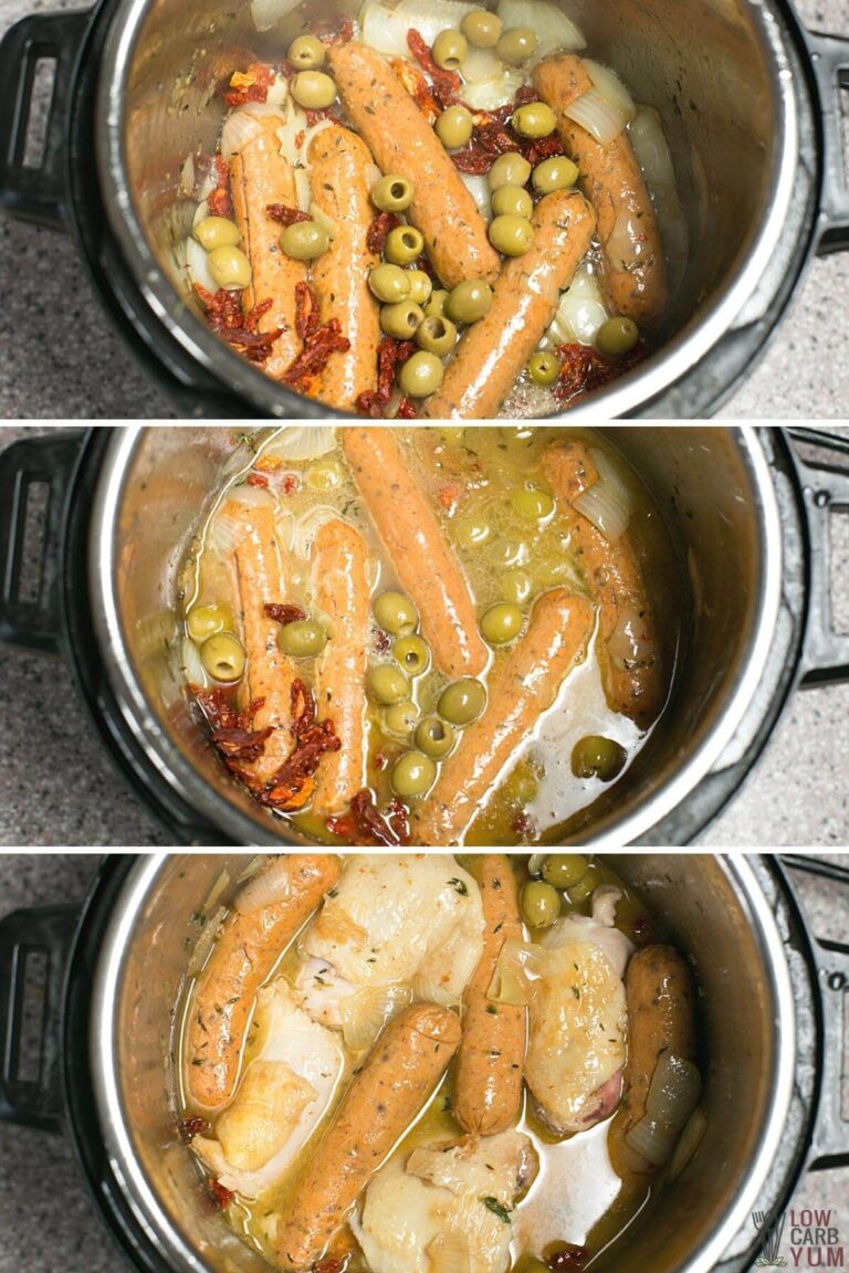 Citrus Herb Chicken Chorizo Instant Pot Recipe Low Carb Yum