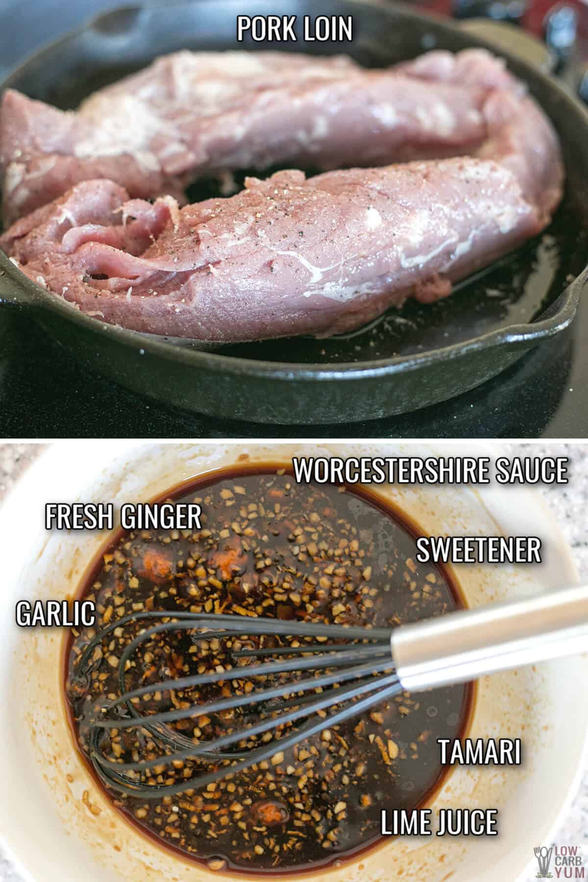 sweet pork recipe ingredients