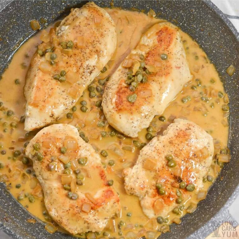 Lemon Caper Chicken - Low Carb Yum