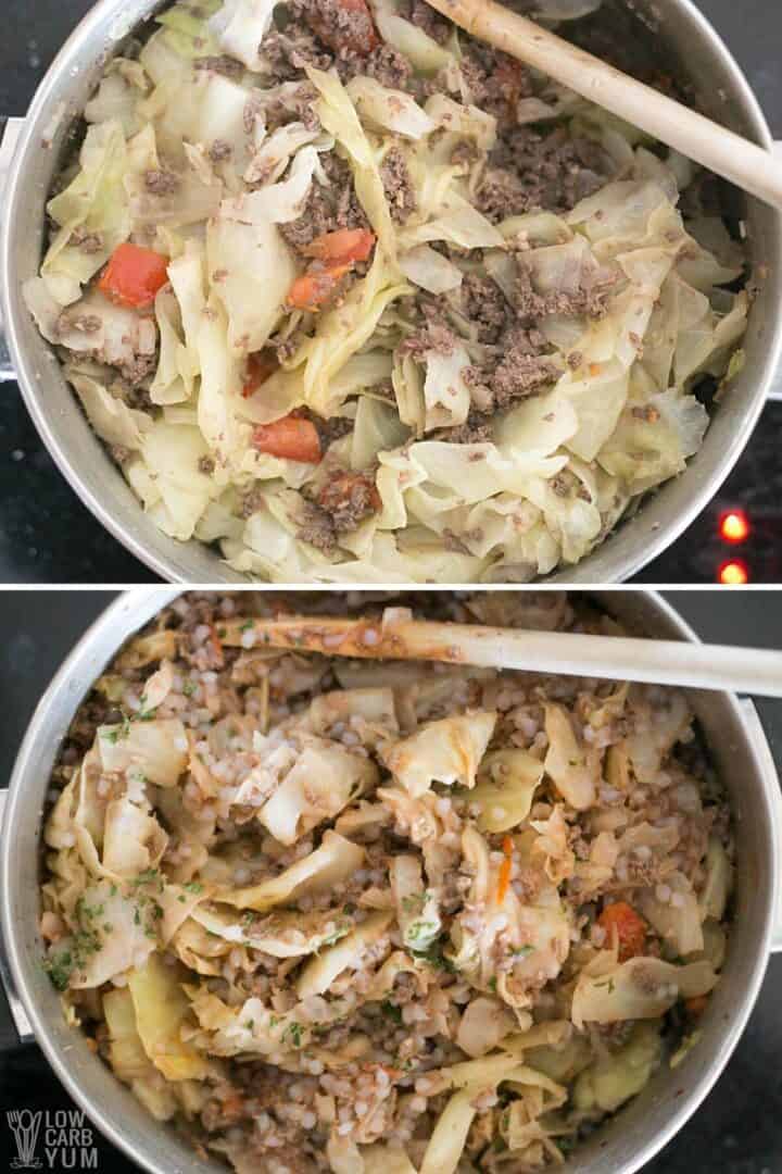 Keto Unstuffed Cabbage Rolls Low Carb Yum