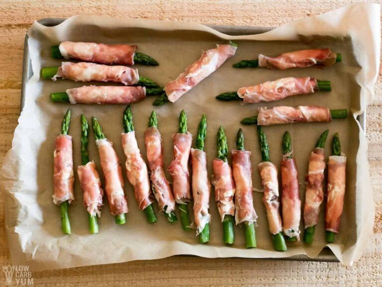 ProsciuttoWrapped Asparagus (with Cream Cheese) Low Carb Yum