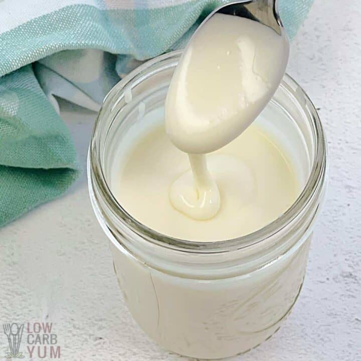 Keto SugarFree Sweetened Condensed Milk Low Carb Yum