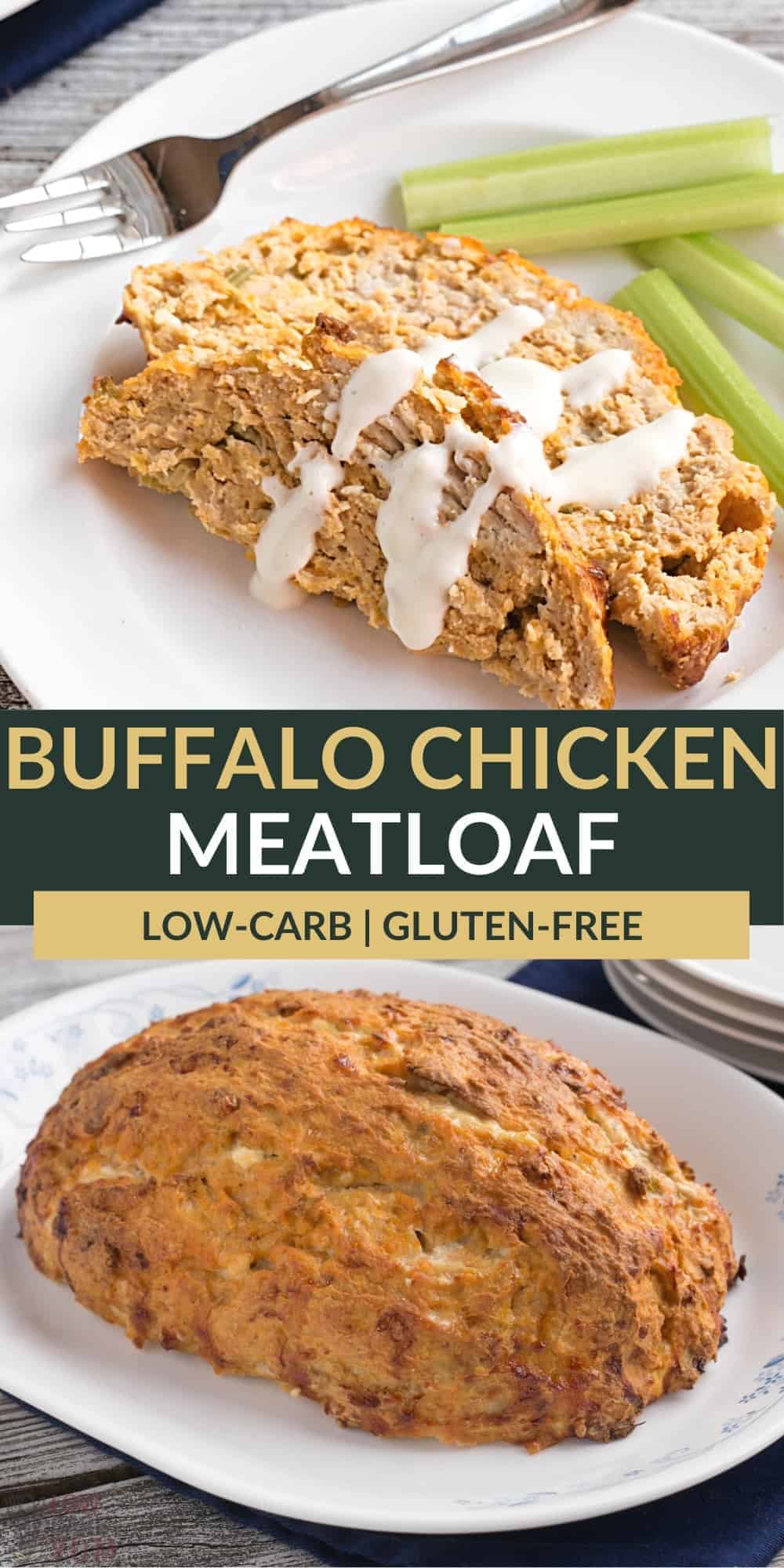 buffalo chicken meatloaf pinterest image.