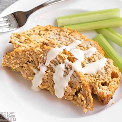 Buffalo Chicken Meatloaf Low Carb Yum