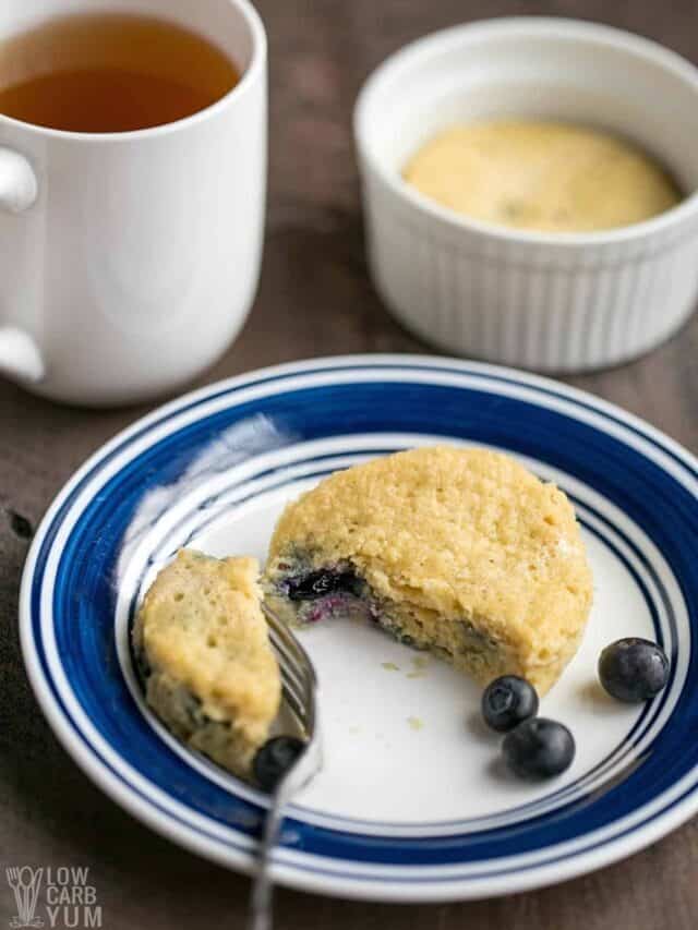 Gluten Free Blueberry Mug Cake