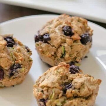 zucchini blueberry muffins