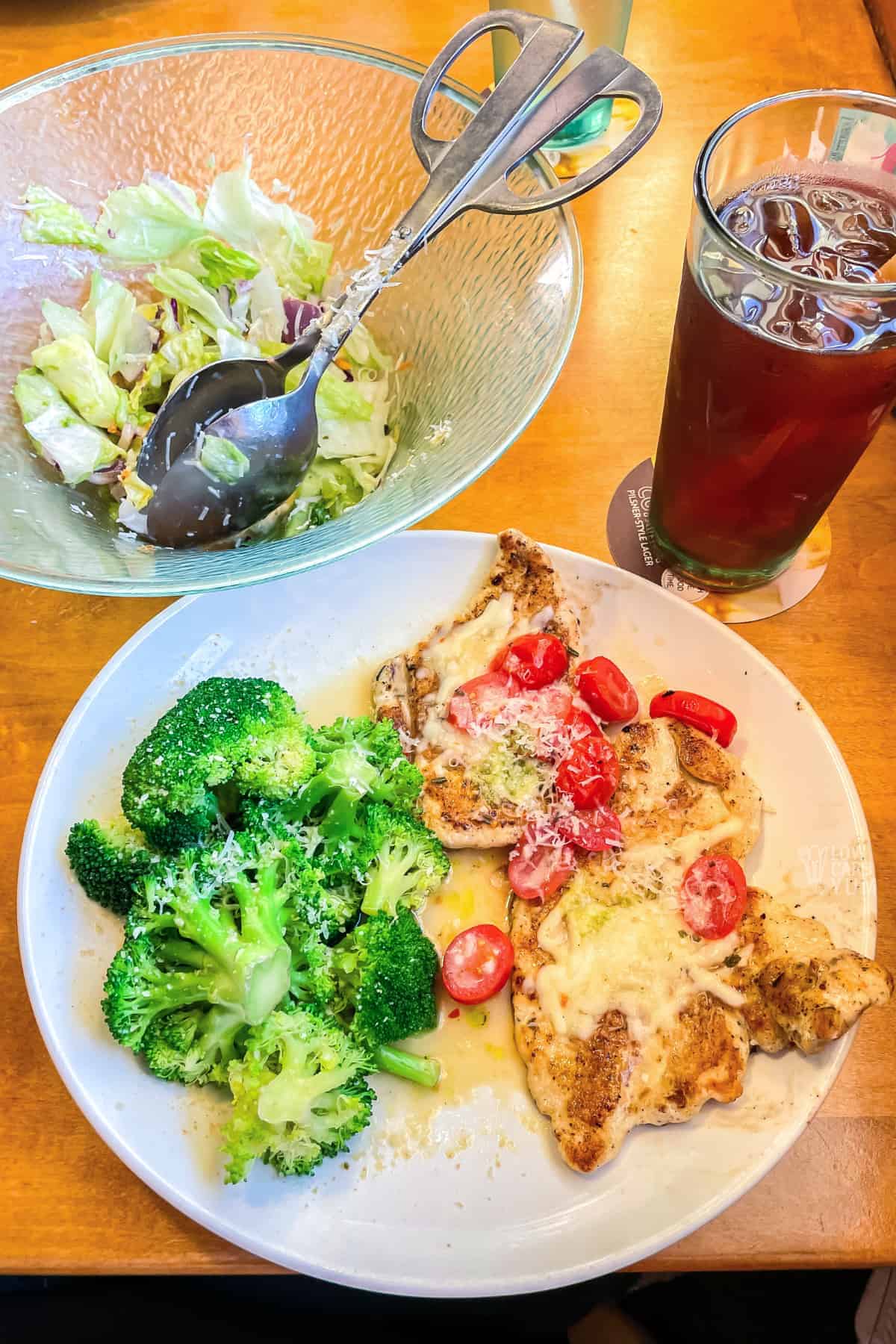 olive garden keto friendly food